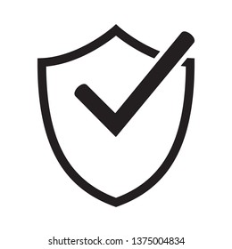 Shield icon with check mark