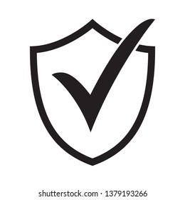 Shield icon with check mark