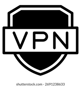 Icono de escudo con una marca de verificación que representa la seguridad VPN.
