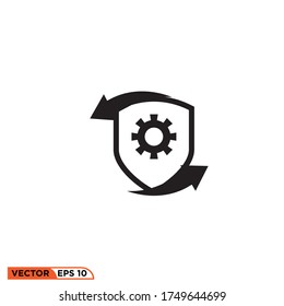 shield icon desigin vector illustration template