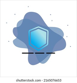 Shield Icon Design, With Background
