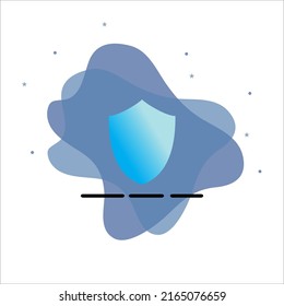 Shield Icon Design, With Background
