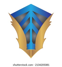 Shield icon design illustration template