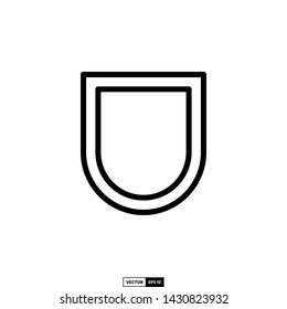 shield icon, design inspiration vector template for web design or mobile app