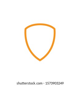 shield icon design template trendy