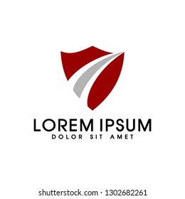 Shield icon design template vector
