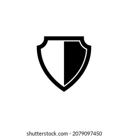 shield icon design template vector isolated illustration