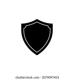 shield icon design template vector isolated illustration