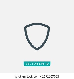 Shield Icon Design, Vector EPS10