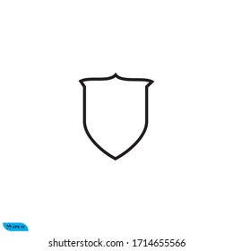 ilustración vectorial de diseño de icono escudo 