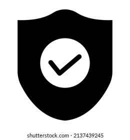 shield icon design, vector illustration with line style, best used for banner or web application