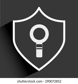 shield icon design, vector illustration eps10 graphic 