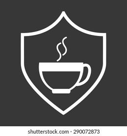 shield icon design, vector illustration eps10 graphic 