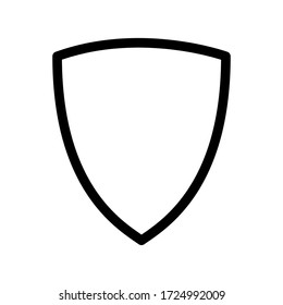 plantilla vectorial de diseño de icono de escudo