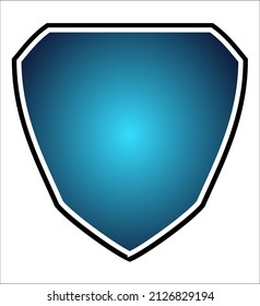 Shield icon design vector template. Suitable for use in the fields of security, sports, nationalism.