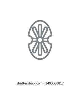 shield icon. Element of myphology icon. Thin line icon for website design and development, app development. Premium icon
