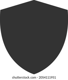 Schild Symbol mit flachem Stil. Einzeln Vektorschild-Ikonillustrationen, einfacher Stil.