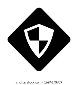 Icono de escudo para proyectos de diseño gráfico