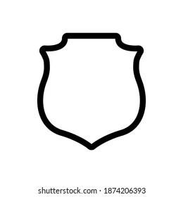 Shield Icon for Graphic Design Projects