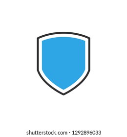 Shield icon graphic design template vector isolated
