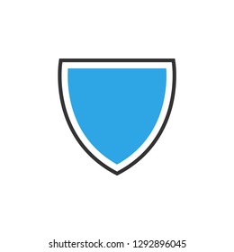 Shield icon graphic design template vector isolated