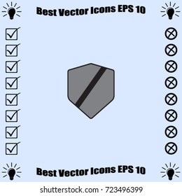 shield icon, guard vector illustration