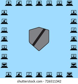 shield icon, guard vector illustration