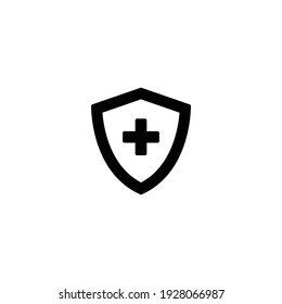 shield icon, Health insurance icon vector for web, computer and mobile app