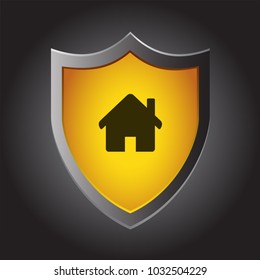 Shield Icon - Home