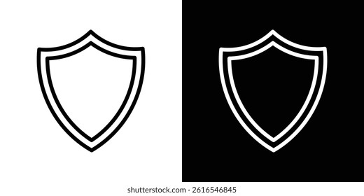 Shield icon icons and symbol set. trendy illustration