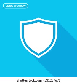 Shield icon illustration isolated vector sign symbol