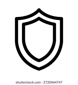 Shield icon illustration vector design template 