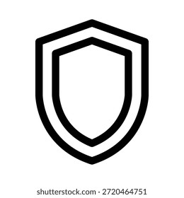 Shield icon illustration vector design template 