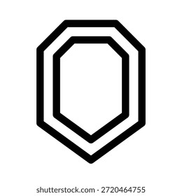 Ícone de escudo ilustração vetor modelo de projeto 