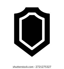 Ícone de escudo ilustração vetor modelo de projeto 