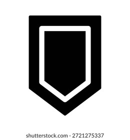 Shield icon illustration vector design template 