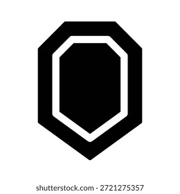 Ilustración de icono de escudo Plantilla de diseño de Vector 