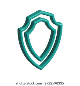 Ilustración de icono de escudo Plantilla de diseño de Vector 