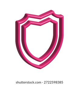 Ilustración de icono de escudo Plantilla de diseño de Vector 