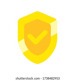 shield icon, illustration vector. suitable for many purposes.