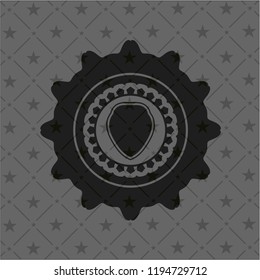 shield icon inside black emblem