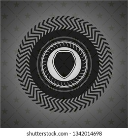 shield icon inside dark badge