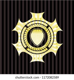 shield icon inside shiny emblem