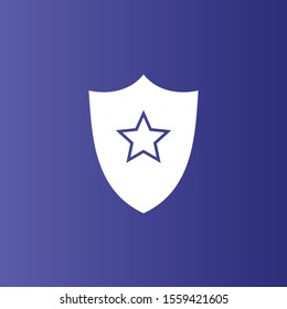 shield icon isolated on background
