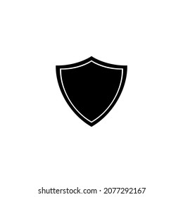 Shield icon in isolated on background. symbol for your web site design logo, app, Shield icon Vector illustration.