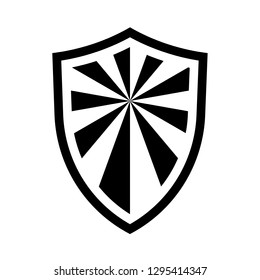 Shield Icon isolated on white background.Vector illustration