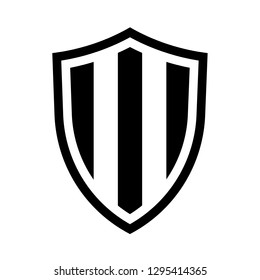 Shield Icon isolated on white background.Vector illustration