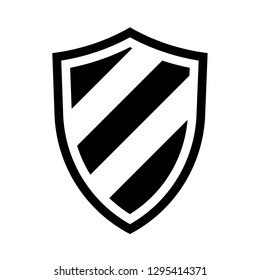 Shield Icon isolated on white background.Vector illustration