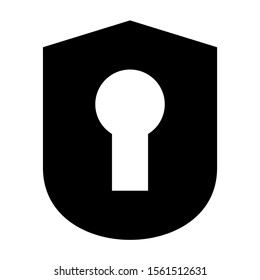 shield icon isolated sign symbol vector illustration - high quality black style vector icons
