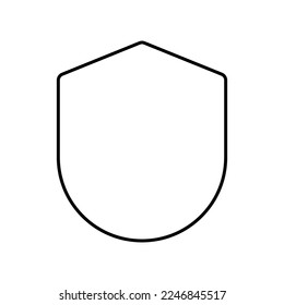 Shield Icon in Line Style 